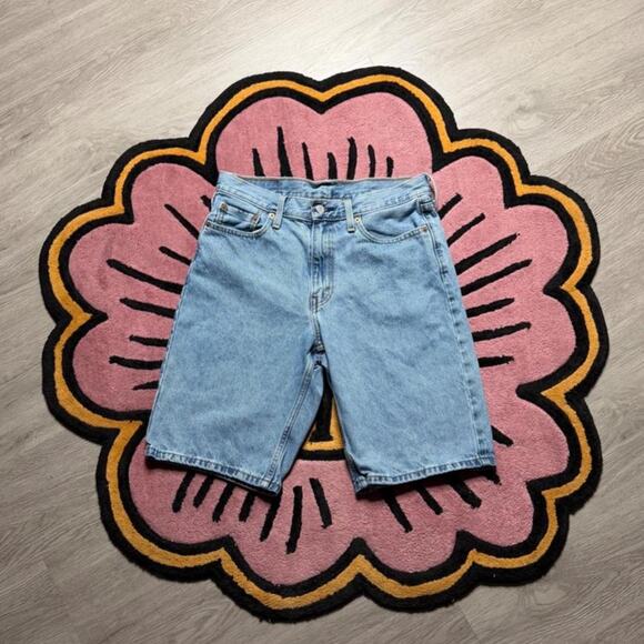 Levi's Other - Levi’s 469 Loose Fit Denim Jean Shorts Size 30 Blue